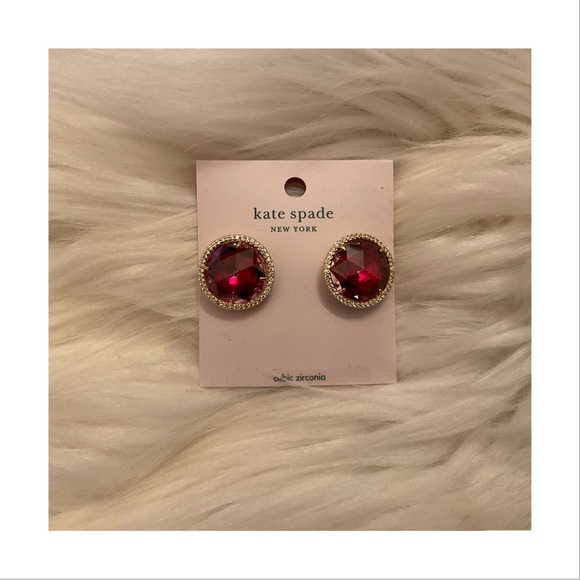 kate spade Jewelry - Kate Spade She Has Spark Earrings - NWT - Fuchsia